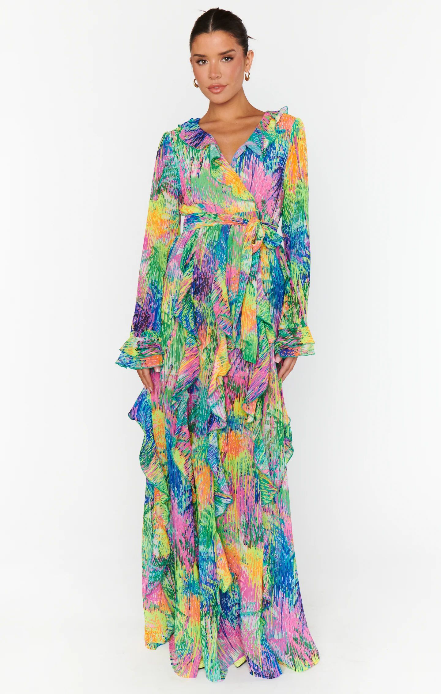 Jenny Ruffle Maxi Dress ~ Everhart Palms | Show Me Your Mumu