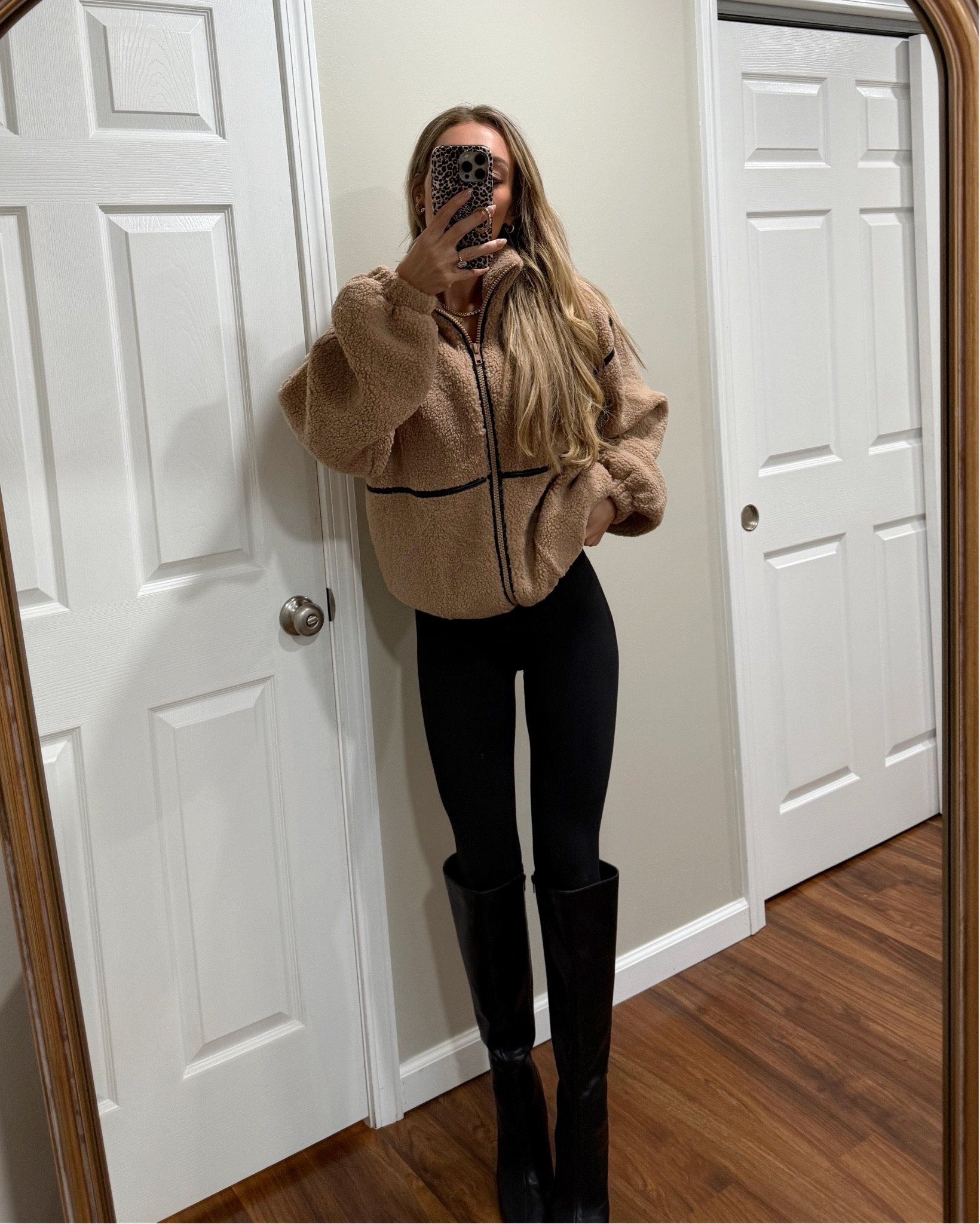 Your new favorite “every day” fall jacket is on sale!!!🍂🍁
It is SO SOFT, and I love the contrast faux leather stitching! It comes in 3 colors, but I chose this as it goes with everything. 

The material is not stiff or scratchy. It’s made with good quality fabric. I’m wearing a size small. 

I also linked my boots and favorite Amazon leggings!! 👇🏼

#LTKStyleTip #LTKShoeCrush #LTKSeasonal