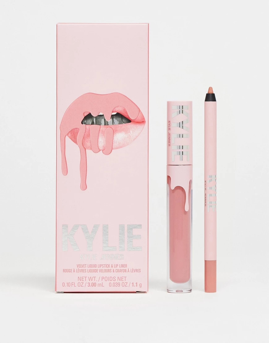 Kylie Cosmetics Velvet Lip Kit 705 Charm-Pink | ASOS (Global)