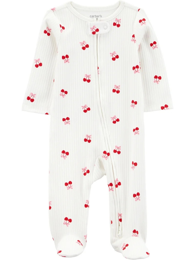 Carter's Child of Mine Baby Girl Sleep 'N Play, One-Piece, Sizes Premie-6/9 Months | Walmart (US)