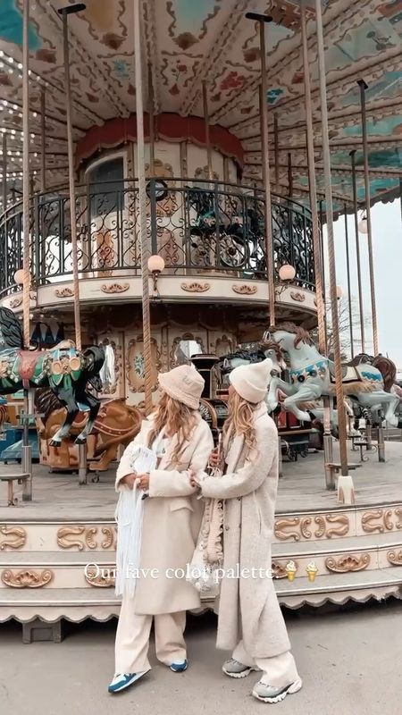 STYLE 13// Neutral color palette 🎠🎠

Linked our fave similar items below. 🤍🤍🫶🏼🫶🏼🍦🍦🫶🏼🫶🏼 #LTKGift #grwu 

Neutral palette, style tips, white long coats, white pants, sneakers, hats, winter styles, ootd 

#LTKGiftGuide #LTKVideo