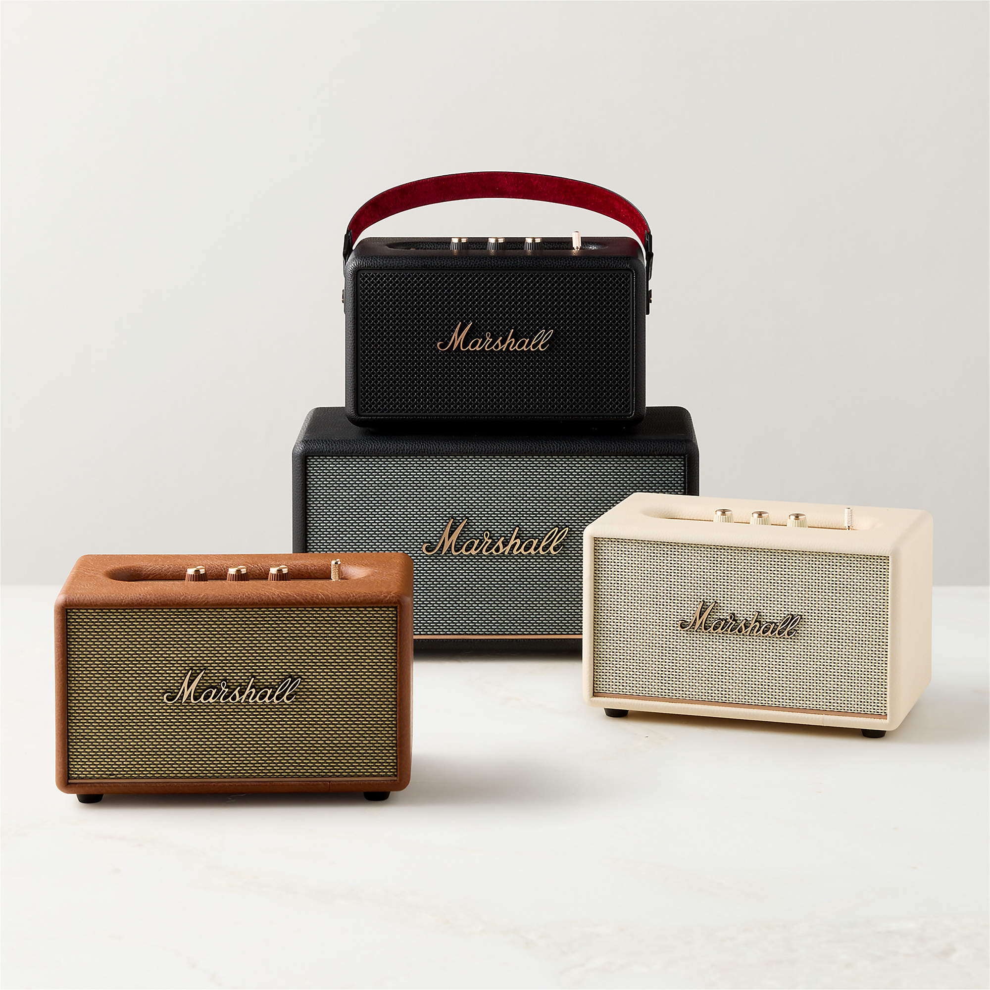 Marshall Acton III Cream Bluetooth Speaker + Reviews | CB2 | CB2