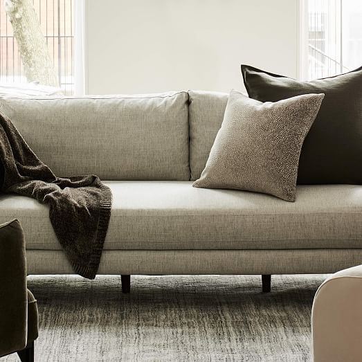 Dotted Chenille Jacquard Pillow Cover | West Elm (US)