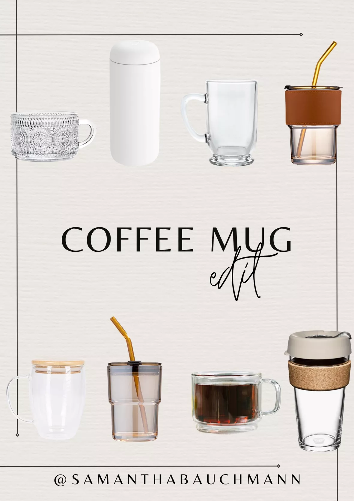 Vintage Bodum Glass Cups, Teacups, Coffee Mugs 