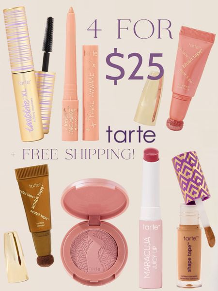 4 for $25 PLUS free shipping ✨
Perfect sizes for your purse or vacation! 
Juicy Lip; shade Rose
Shape Tape; light neutral 








@tartecosmetics #tartepartner 



#LTKBeauty #LTKOver40 #LTKSaleAlert