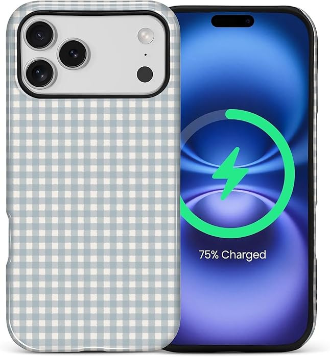 for iPhone 17 Pro Max Case,Compatible with MagSafe,Dual-Layer Hard Shell + Silicone Cover,Full Bo... | Amazon (US)