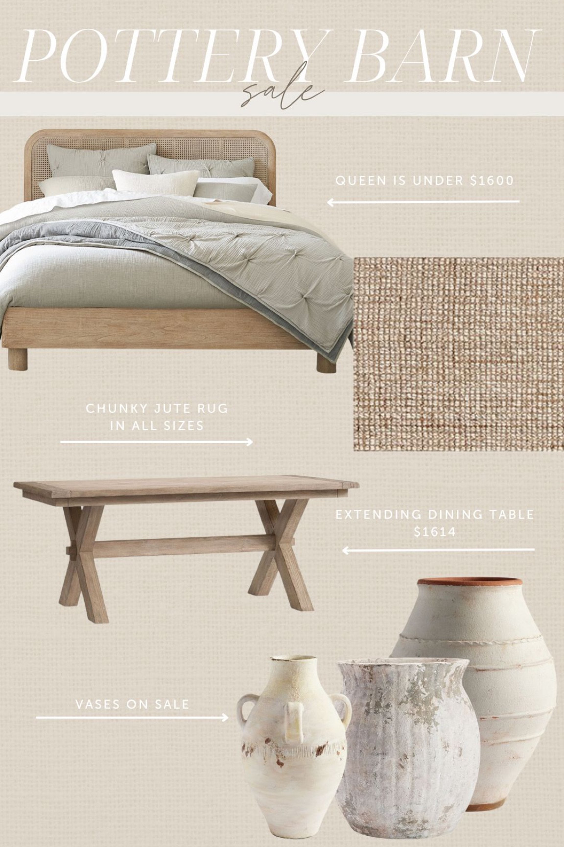 Manzanita bed clearance pottery barn