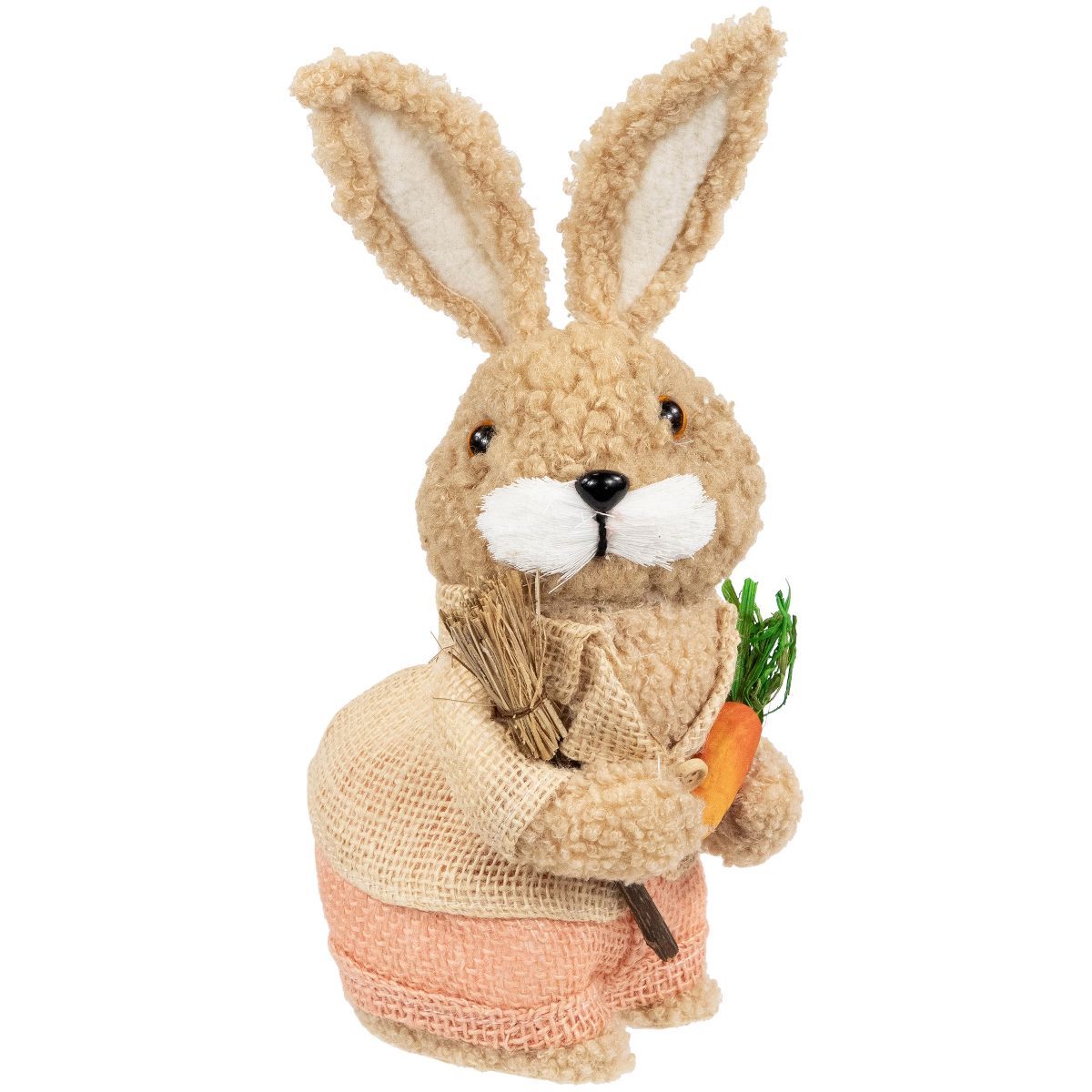 Northlight Plush Boy Easter Rabbit Figurine with Carrots - 11" | Target