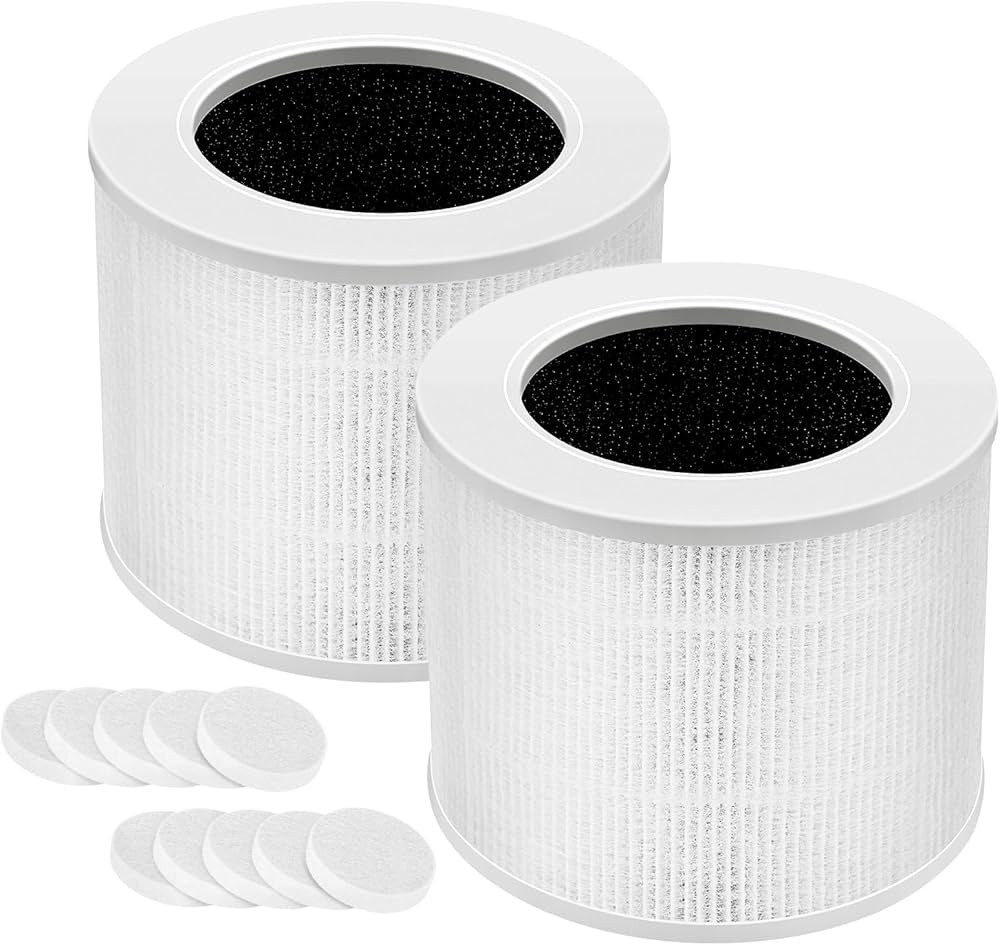 2 Pack Core Mini Replacement Filter for LEVOIT Core Mini-P Air Purifiers, Core Mini-RF Filter Rep... | Amazon (US)