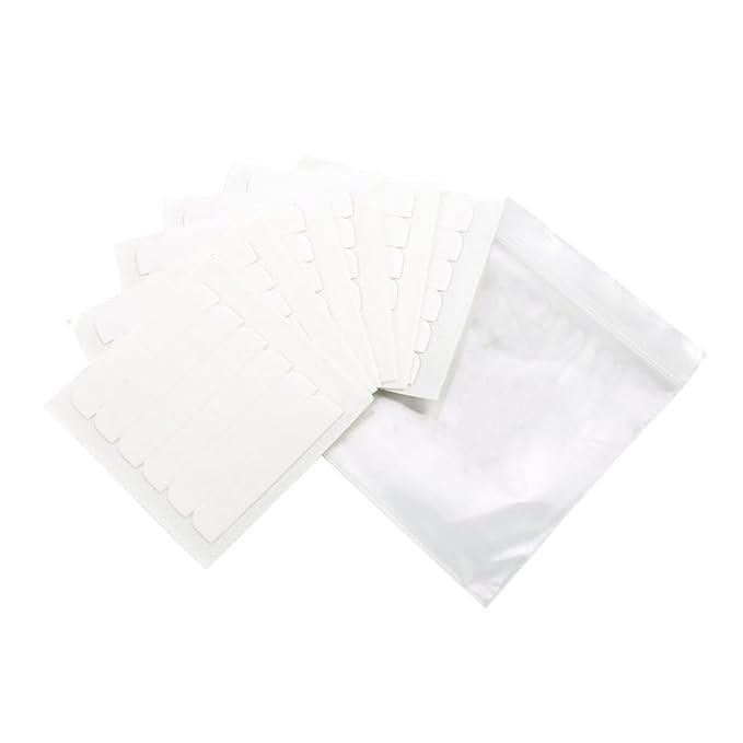 Moresoo Double Sided Extension Tapes for Replacement White Tape Tabs 6 Sheet, 36Pieces,4 cm x 0.8... | Amazon (US)