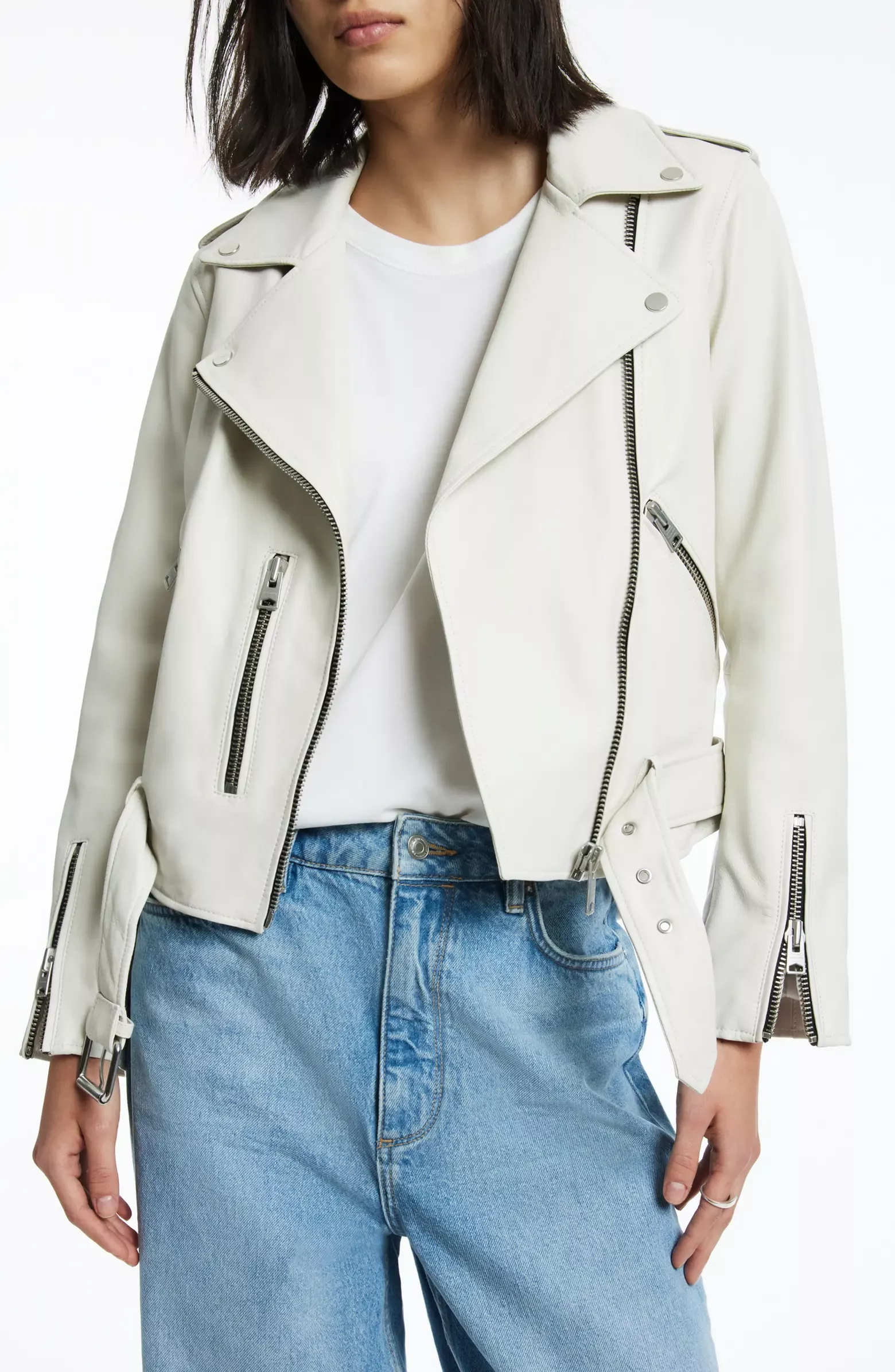 Balfern Denim Biker Jacket curated on LTK