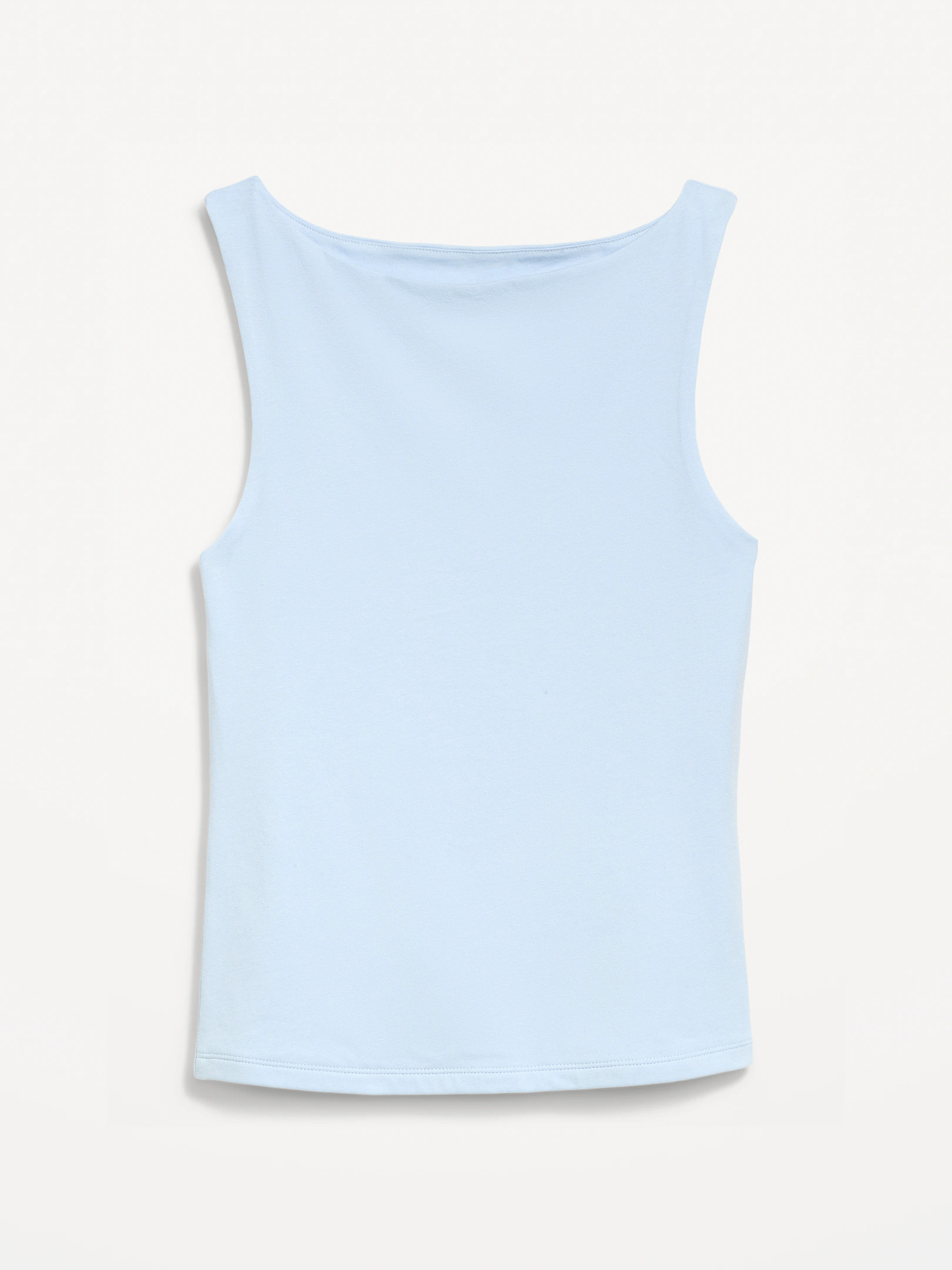 Hug Double-Layer Boat-Neck Top | Old Navy (US)