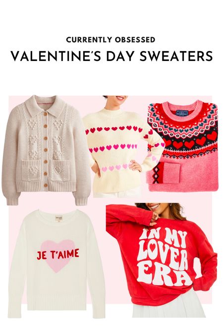 A roundup of cute Valentine’s Day sweaters! 💕

#LTKSeasonal
