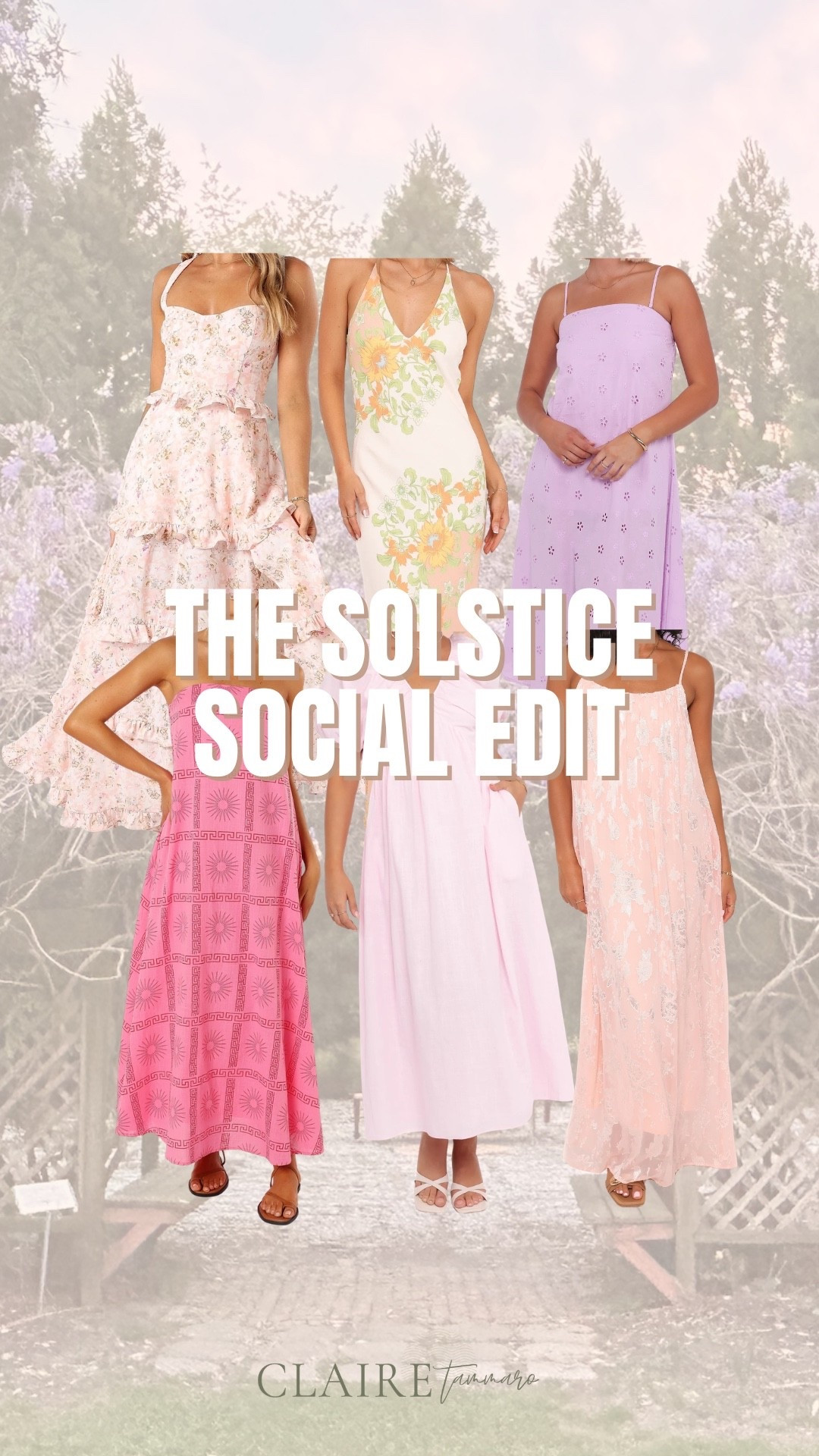 Coming to my summer solstice event in June? Here’s some outfit inspo.  💖✨ it’s going to be the most magical night. Can’t make it to the event? These are great summer dresses for vacation, wedding guest, summer events, etc. 🌞🌞
