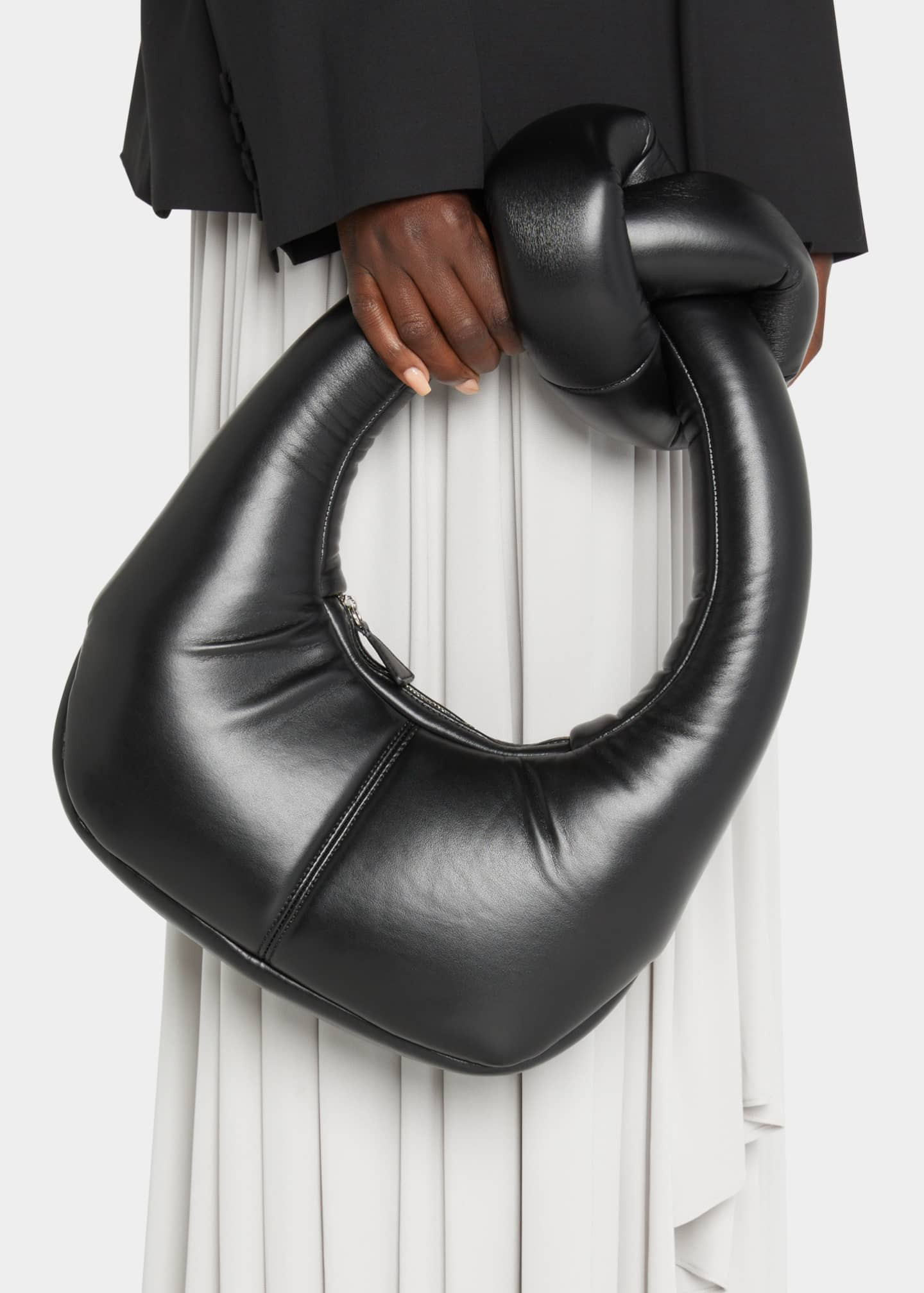 A.W.A.K.E. MODE Mia Knot Padded Top-Handle Bag - Bergdorf Goodman | Bergdorf Goodman