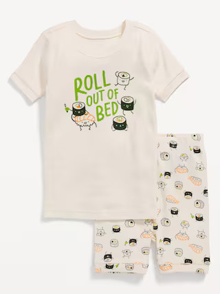 Unisex Snug-Fit Printed Pajama Set for Toddler &amp; Baby | Old Navy (US)