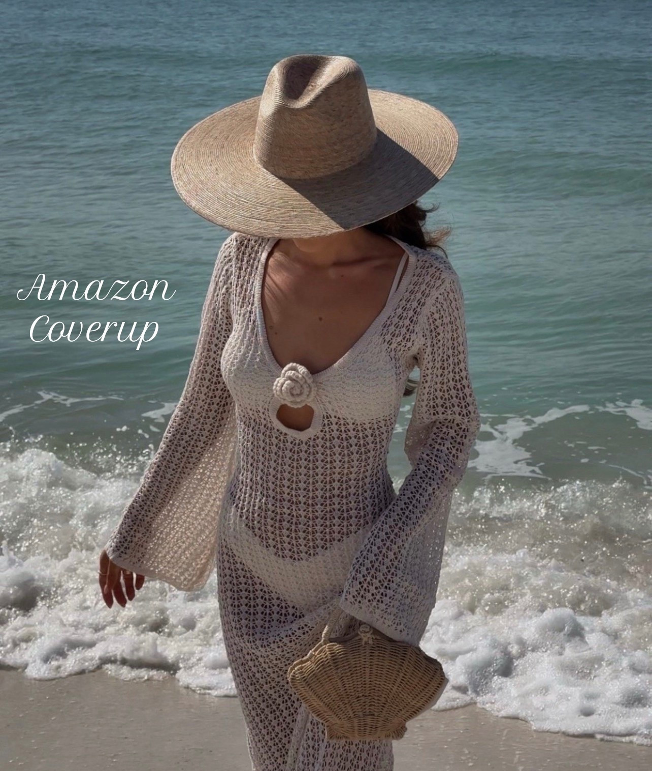 Beach look 🐚 coverup is from Amazon!

#LTKootd #LTKTravel #LTKSwim