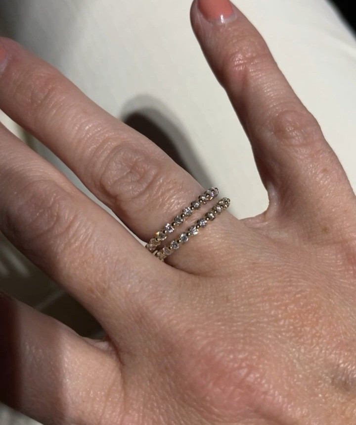 Carson got me a band for each of the girls — their sweet names are engraved on the inside 🥹 When they’re older, we’ll give them their band on a special day 💕

#LTKkids #LTKfamily #LTKbaby