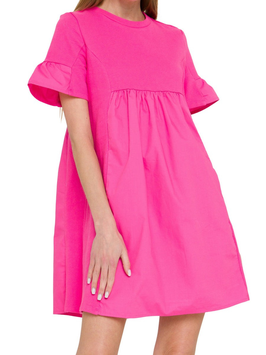 Solid Mini Dress | Lord & Taylor