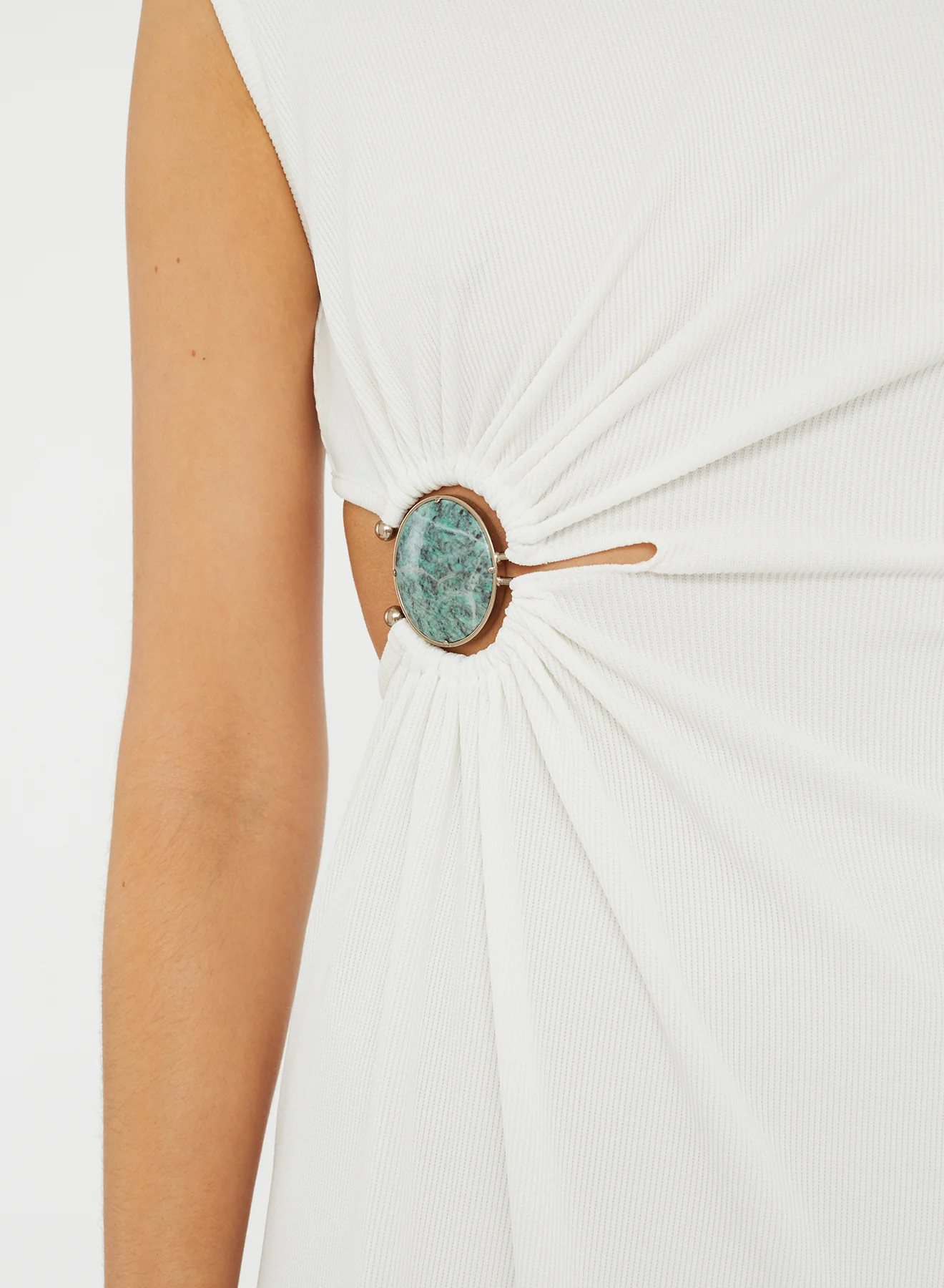 Christopher Esber | Mineral Stone Ruched Tank Dress | Christopher Esber (Global)