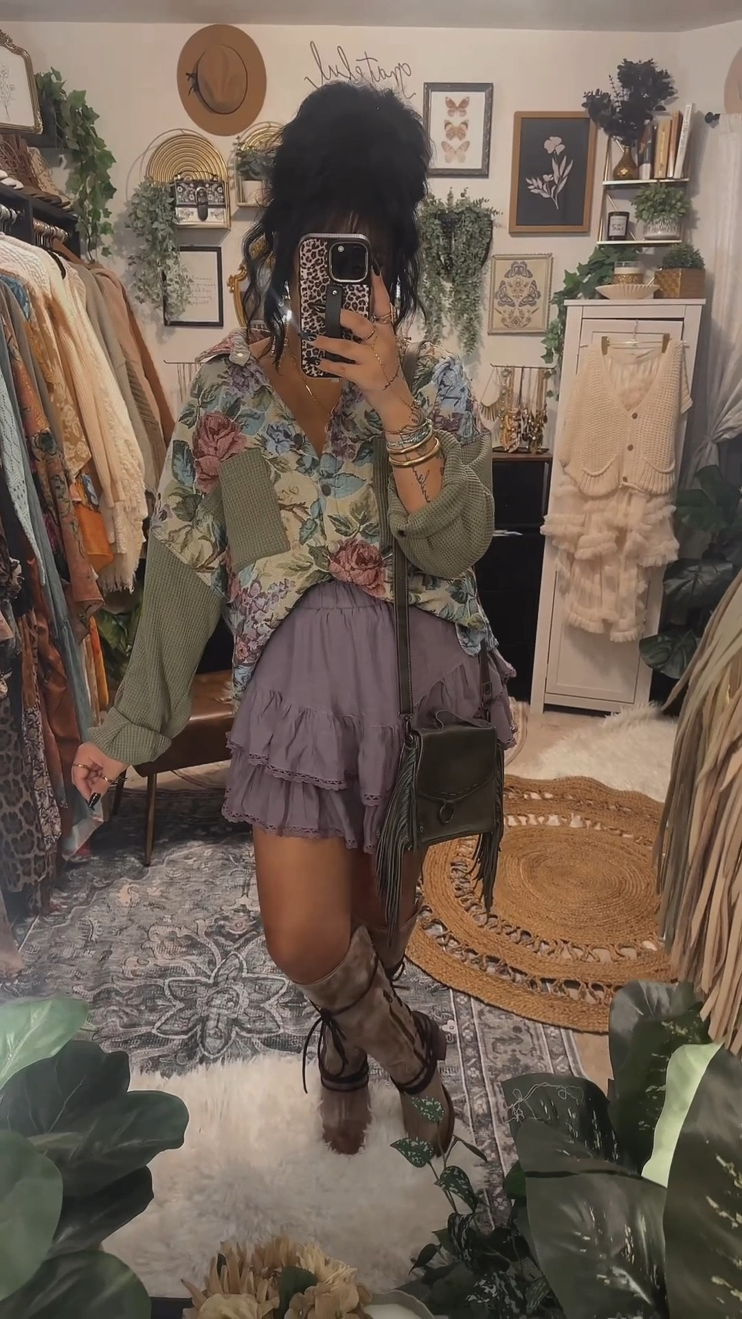 Go be a little extra✨
Shacket is from Cashmere and Champagne
Earrings are my shop Bohemia 
Boots are FreeBirds
Bag is Bedstu

#LTKFindsUnder50 #LTKStyleTip #LTKFindsUnder100