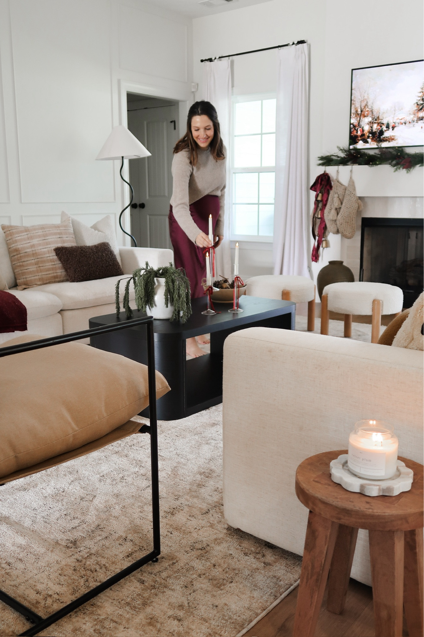 Welcome to my Organic Modern meets Nostalgic Christmas living room!🌲❤️ I love how cozy my living room feels around the holidays!

Christmas decor, target decor, Christmas on sale, decor on sale, Christmas organic modern, organic modern decor. 

#LTKHoliday #LTKSeasonal #LTKHome