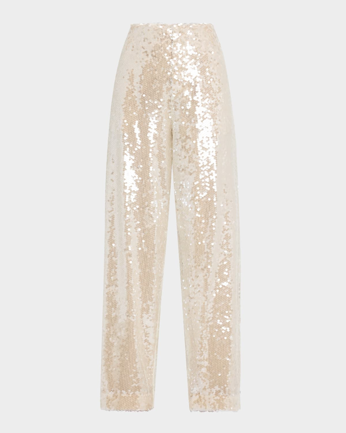 Sequined Wide-Leg Trousers | Neiman Marcus