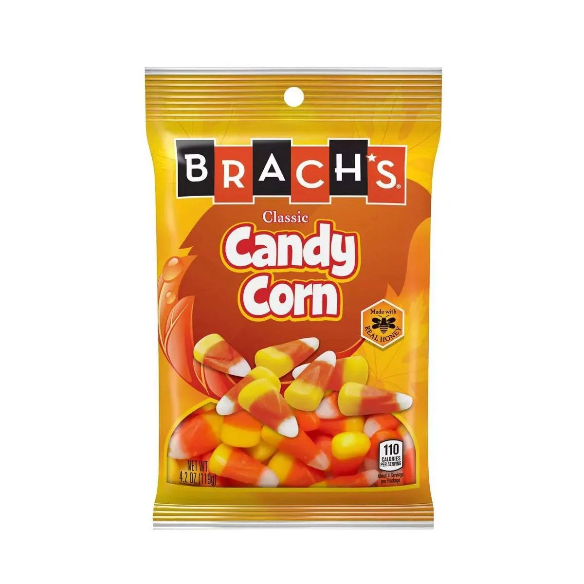 Brach's Classic Candy Corn, 4.2 oz Bag Sweet & Festive Fall Treat for Halloween & Seasonal Celebr... | Walmart (US)