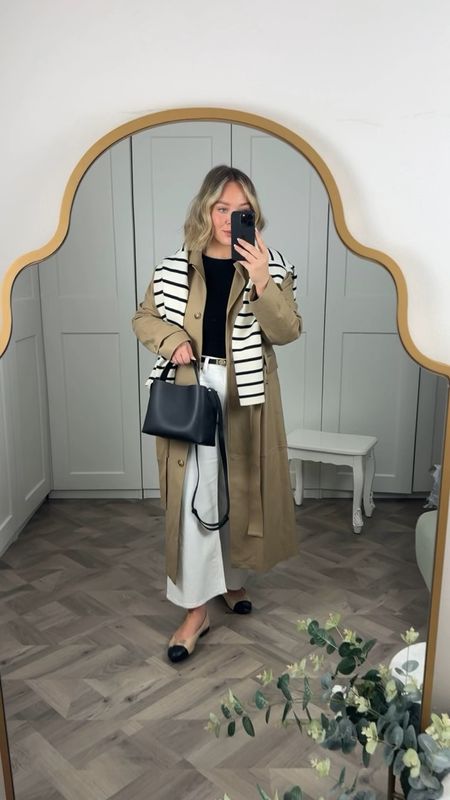 Monochrome with classic trench beige, spring in an outfit ⛅️

Trench is old Amazon Fashion, bodysuit is ELR Style. 

I sized up two in the H&M jeans, could have probably sized up one

#LTKmidsize #LTKSeasonal #LTKstyletip
