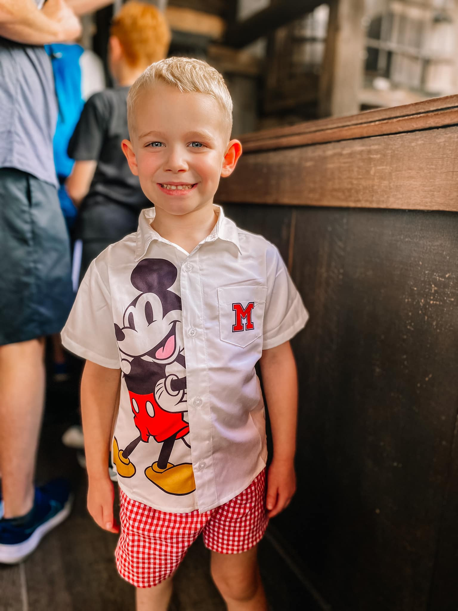 Mickey Mouse button down shirt for boys, kids Disney World outfit  

 #LTKTravel #LTKKids #LTKFamily
