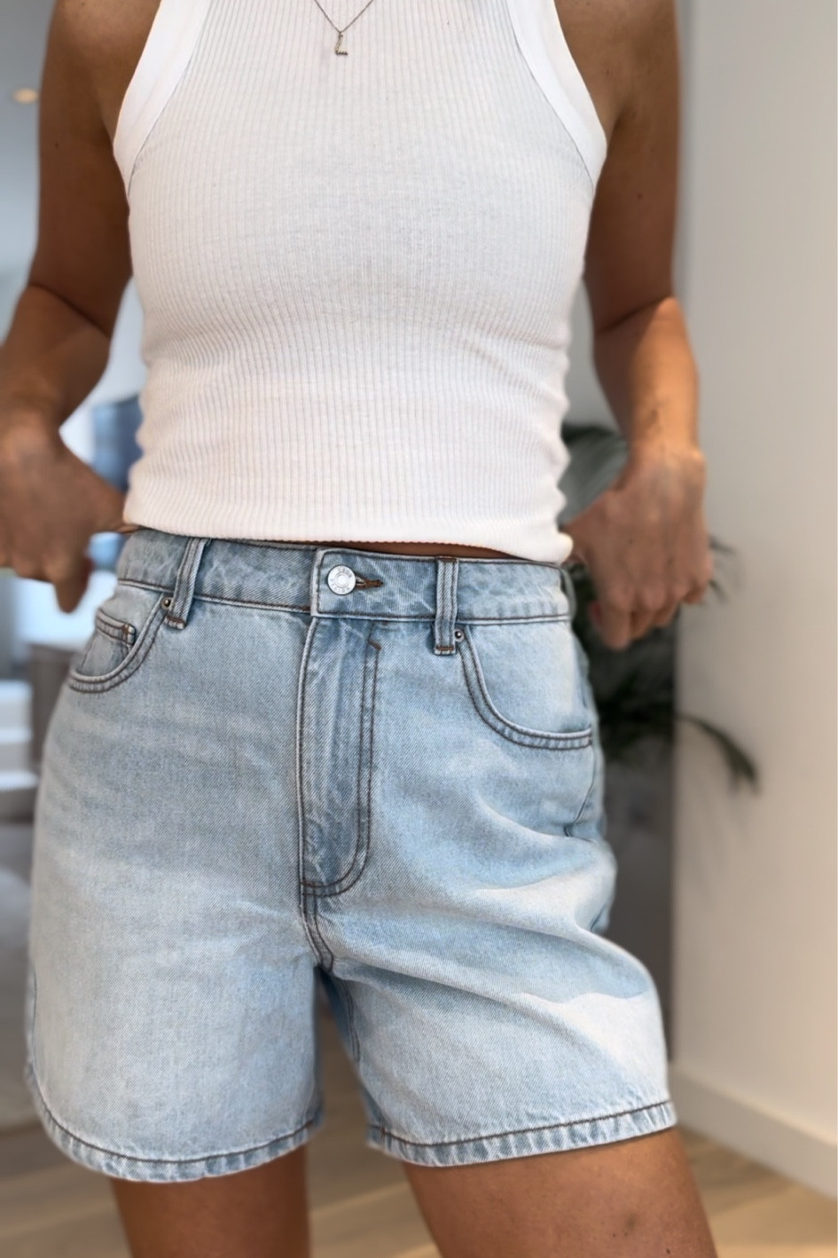 Your comfy/reasonably priced denim short 

#LTKFestival #LTKSeasonal #LTKfamily