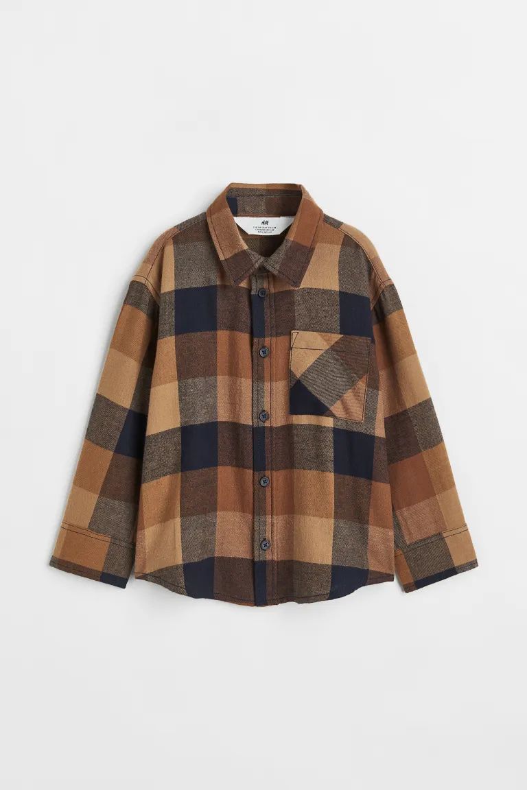 Cotton Flannel Shirt | H&M (US + CA)