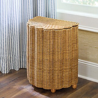 Goldie Scalloped Hamper | Ballard Designs, Inc.