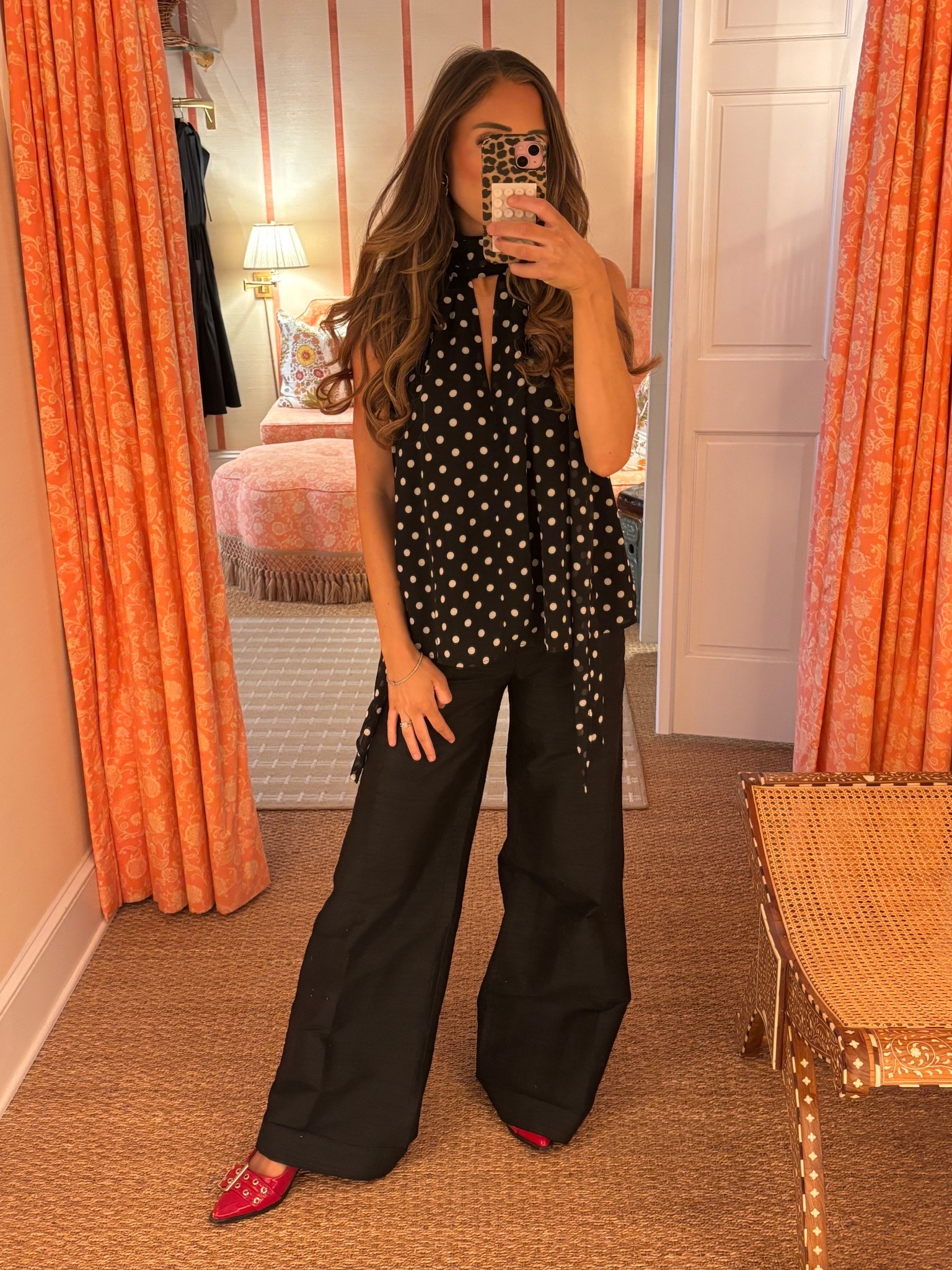 polka dot top I'll be wearing for the foreseeable future 

#LTKStyleTip #LTKBeauty #LTKGiftGuide