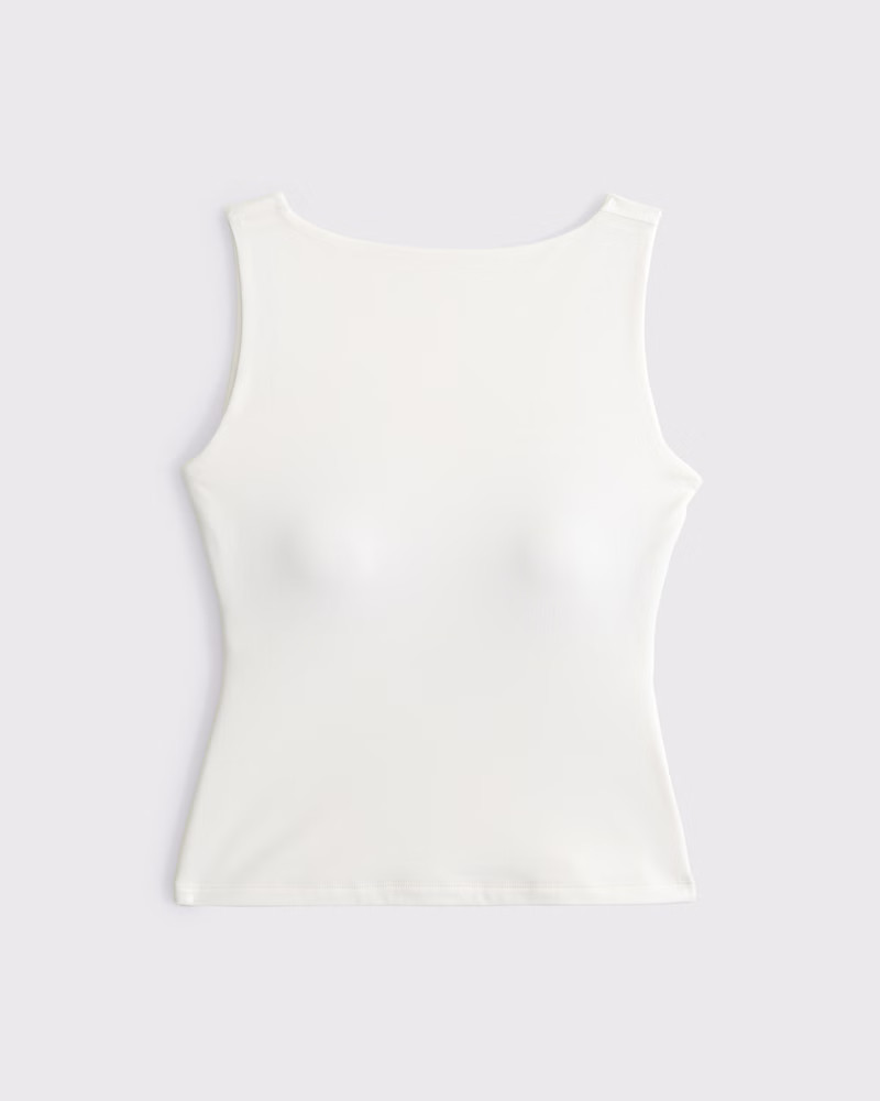 Bra-Free Racerback Scoop Tank | Abercrombie & Fitch (US)