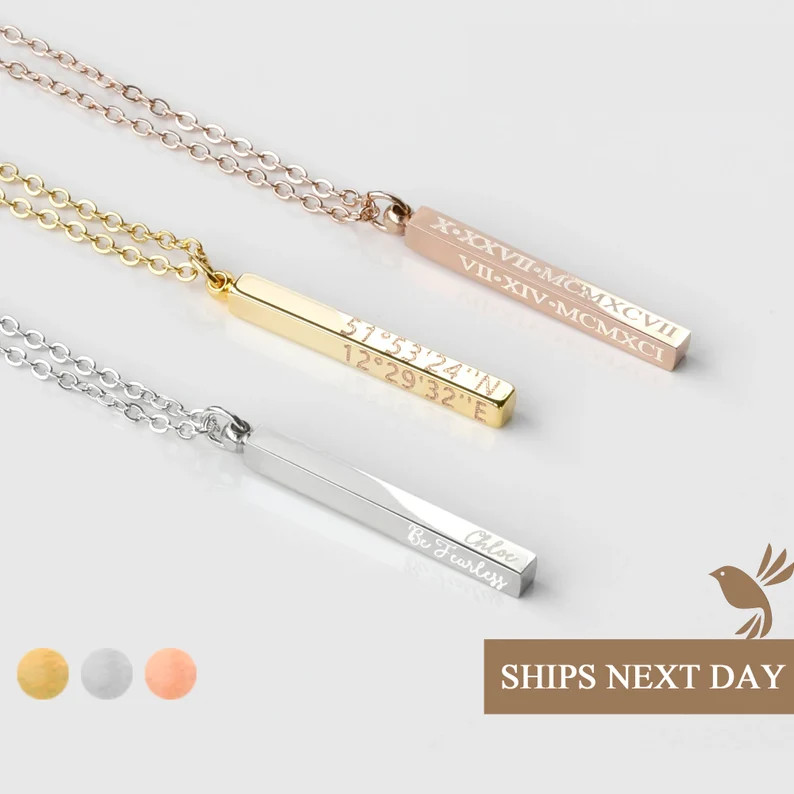 Personalized Name Initial Necklace  Coordinate Sisters - Etsy | Etsy (US)