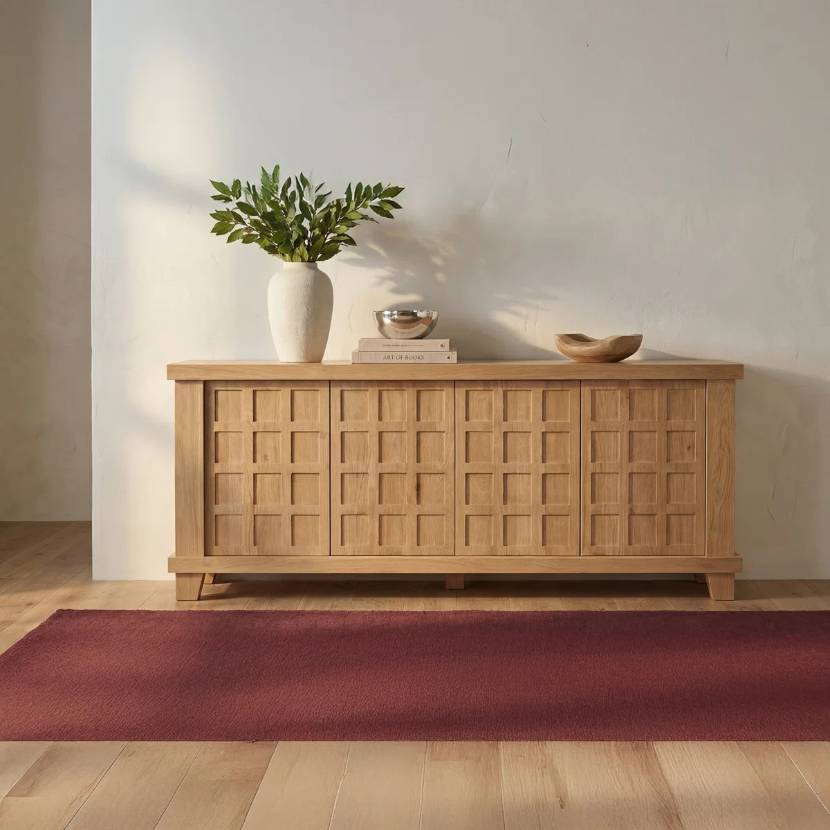 Enya Sideboard Natural Oak | Wayfair North America