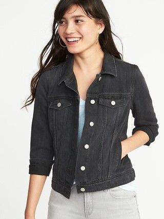 Black Denim Jacket for Women | Old Navy US