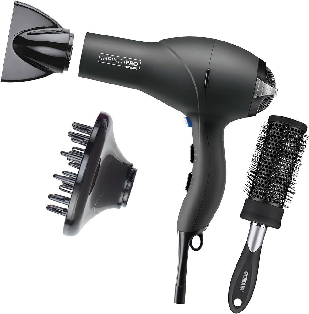 INFINITIPRO by CONAIR Hair Dryer, 1875W Salon Performance AC Motor Hair Dryer, Conair Blow Dryer,... | Amazon (US)