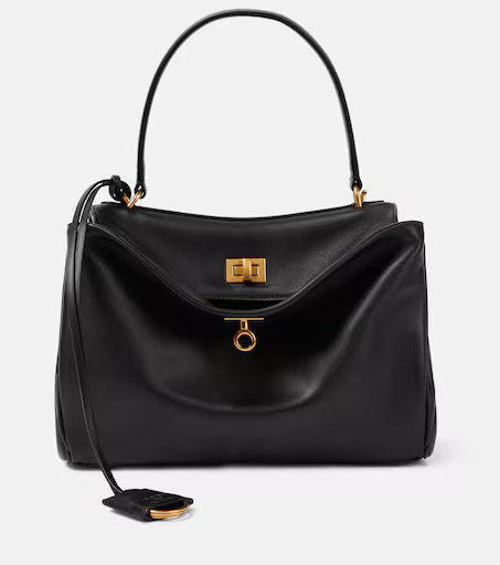 Balenciaga Rodeo Small leather tote bag | Mytheresa (UK)