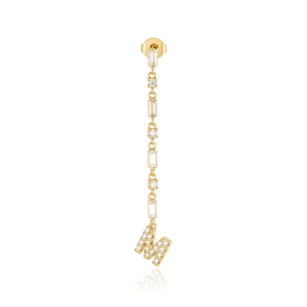 Cora Initial Drop Earring | Mod and Jo