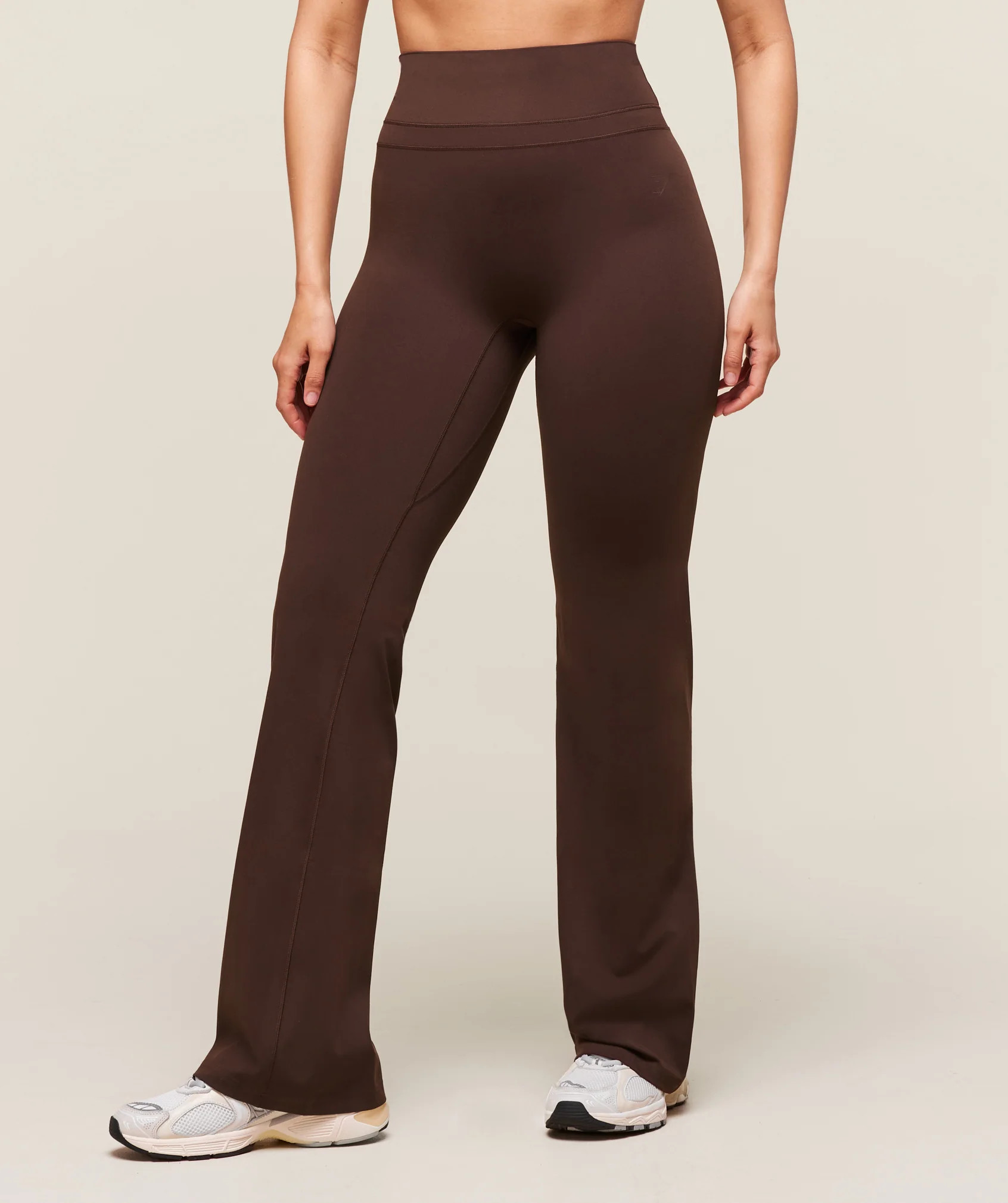 Gymshark Whitney Flared Leggings - Depth Brown | Gymshark UK