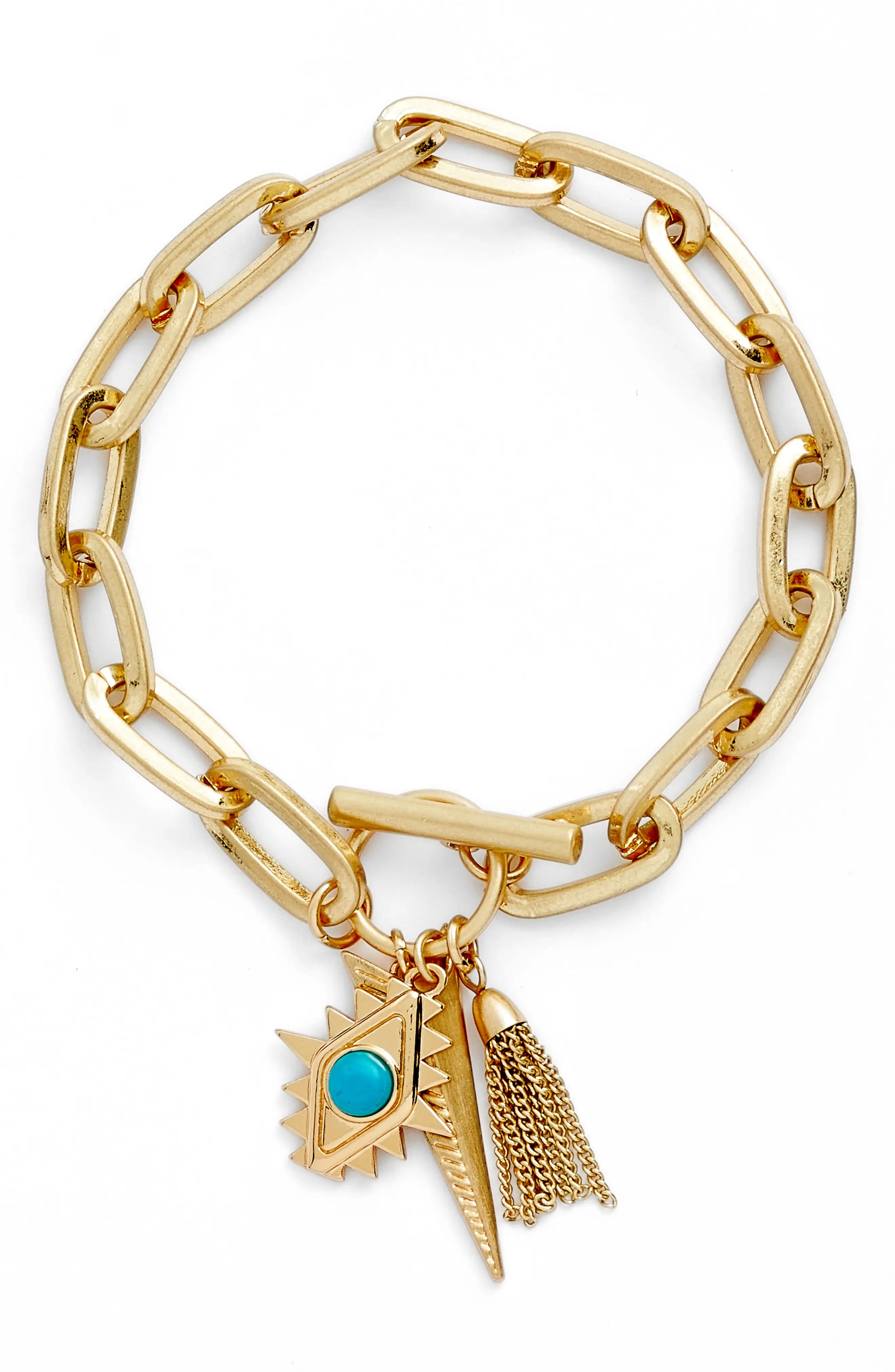 Rebecca Minkoff Perfect Chain Paisley Charm Bracelet | Nordstrom