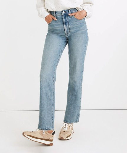 Madewell Blue Hoye Wash The Perfect Vintage Straight-Leg Jeans - Women | Zulily