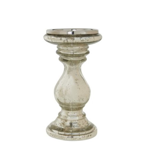 Antiqued Mercury Glass Candle Holders Vintage Inspired, Thanksgiving Table, Xmas Dinner, AmazonHOME, | Ballard Designs, Inc.