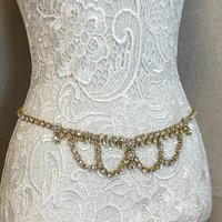 Gold/ Clear/ Rhinestone/ Antique Waist Chain/ Belt/ Sari Belt For Asian Clothes/ Wedding Accessories/ One Size Fits All/ Gift | Etsy (UK)