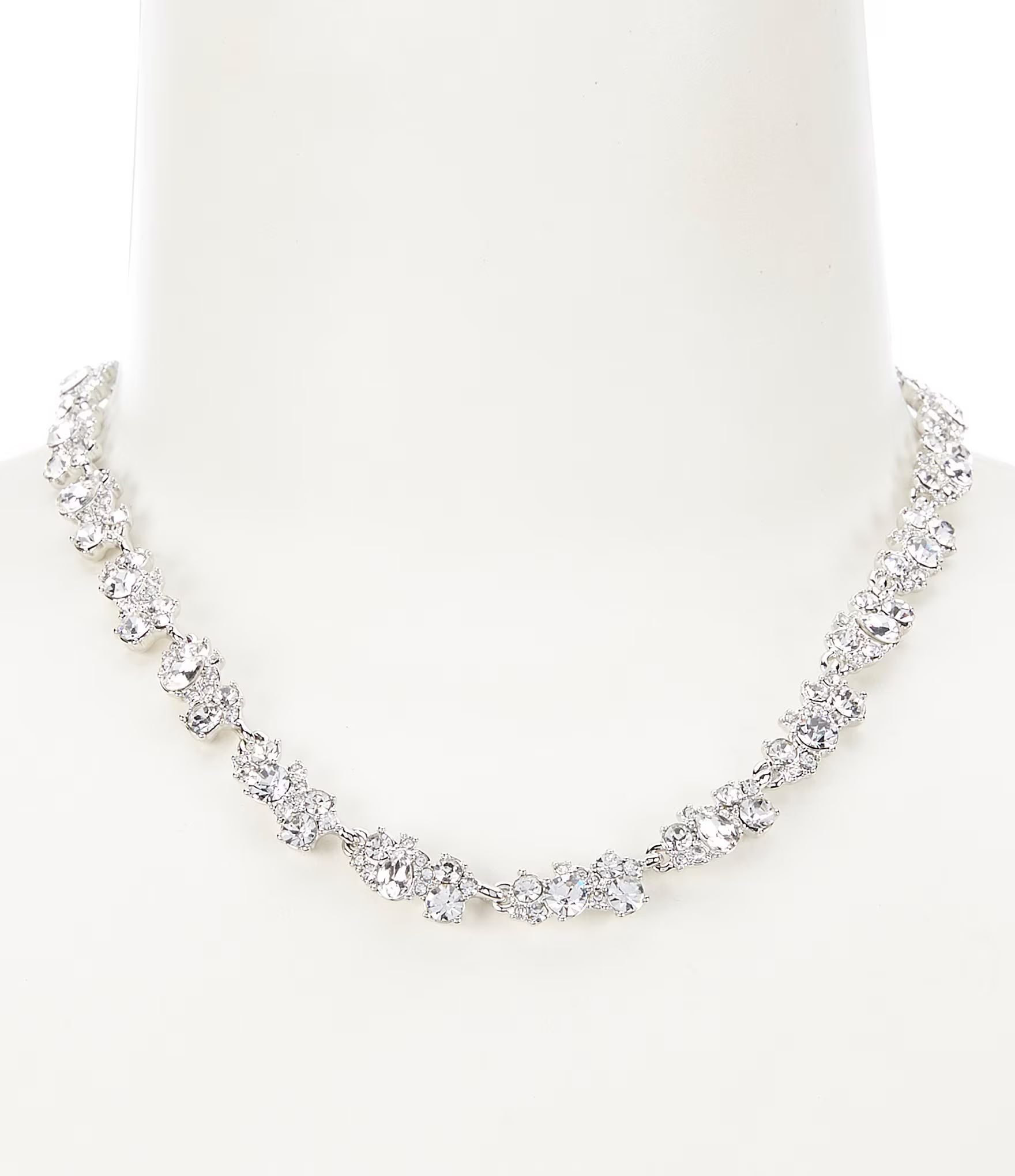 Crystal Cluster Collar Necklace | Dillard's