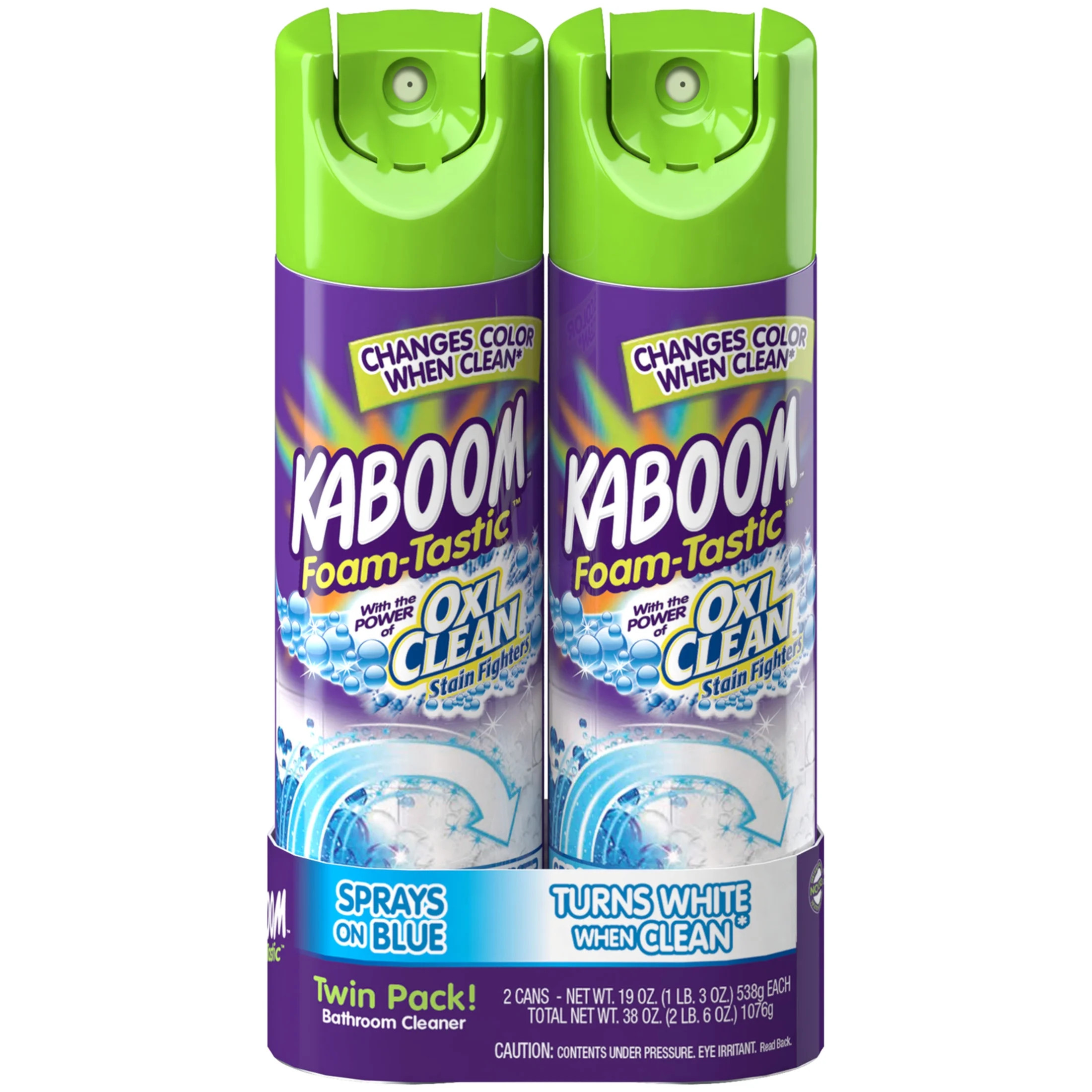 Kaboom Foam-Tastic Fresh Scent Bathroom Cleaner, 19oz. (2 Pack) - Walmart.com | Walmart (US)