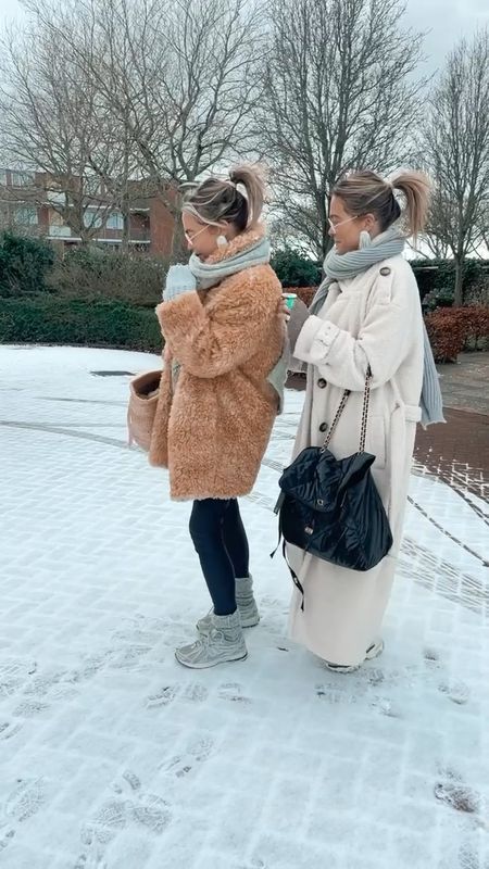 STYLE 17// Twins in the snow ⛄️⛄️✨✨ 
all details of our looks below 
.
#wintercoats #fauxfur #winterstyle #streetwear 

#LTKstyletip #LTKVideo #LTKSeasonal