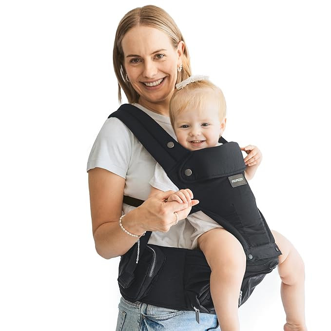 Momcozy Baby Carrier with Hip Seat, 2-in-1 Forward-Facing Carry for Active Babies, Detachable Han... | Amazon (US)
